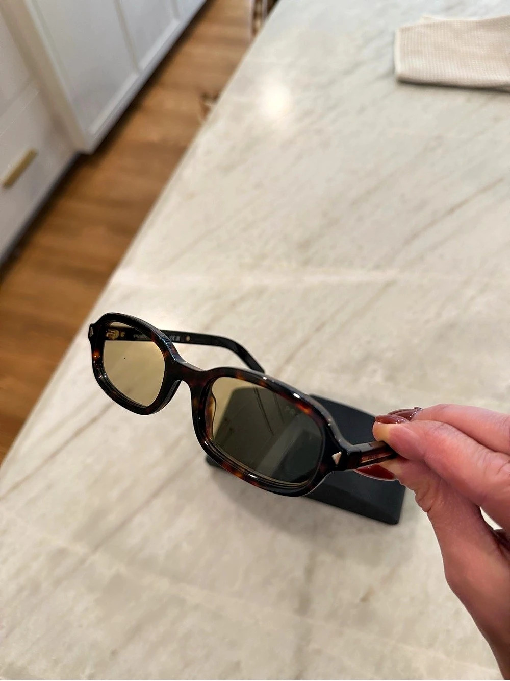 Prada PR D06S Root Tortoise Sunglasses Tortoiseshell Eyeglasses in Brown One - Picture 5 of 5
